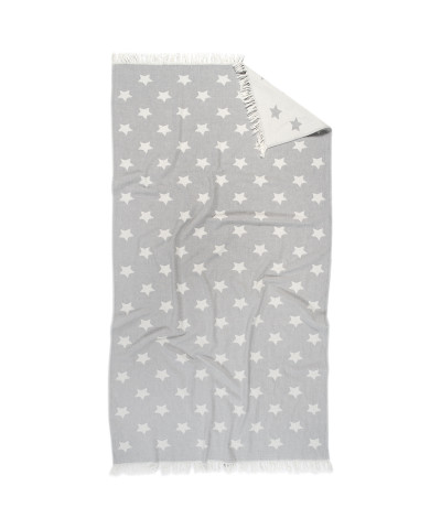 Рушник Lotus Home Pestemal - Star 90*160 grey сірий