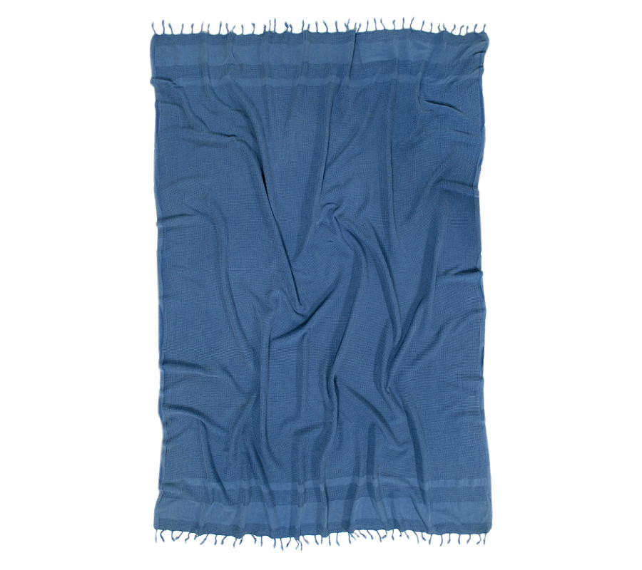 Плед-накидка Barine - Stone Throw denim синій 140*170