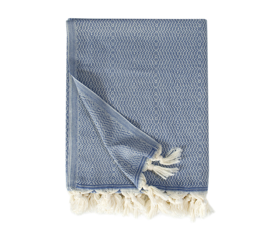 Покривало Barine - Stream Throw Denim 135*180 синій