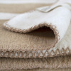 Плед Lotus Home - Infinity Stripe бежевий 200*220
