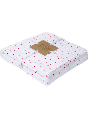 Покривало (простирадло) muslin Lotus Home - Molly Heart 160*220