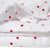 Покривало (простирадло) muslin Lotus Home - Molly Heart 160*220