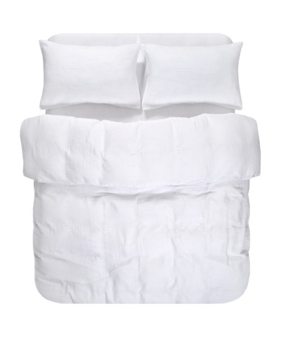 Постільна білизна muslin Lotus Home - White євро