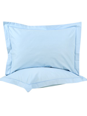 Наволочки сатин Lotus Home - Dakota Modern блакитний 50*70+5 (2 од)