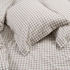 Постільна білизна Lotus Home - Checked Gingham кавовий сімейний