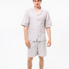 Піжама unisex Lotus Home - City Shorts коричневий XS
