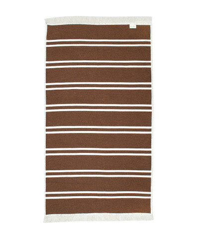 Килим Lotus Home - Infinity Stripe цегляний двосторонній 80*150