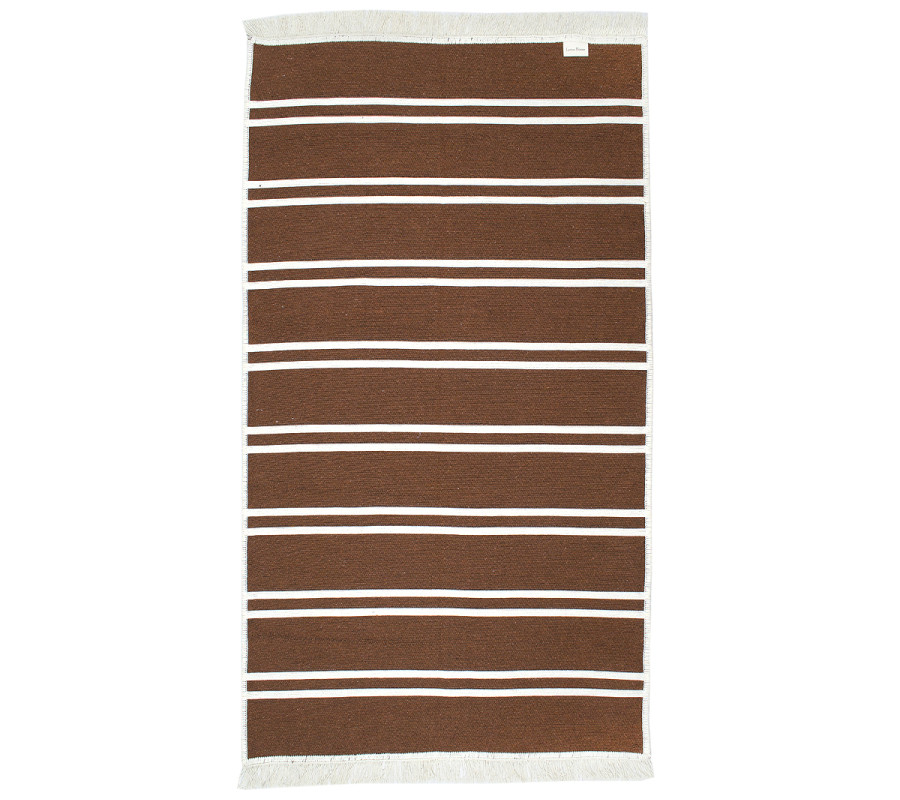 Килим Lotus Home - Infinity Stripe цегляний двосторонній 80*150