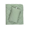 Набір ковдра з подушкою Penelope - Colors in Comfort green зелений полуторний