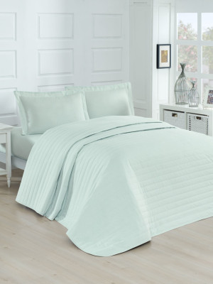 Покривало стьобане Eponj Home - Monart mint ментоловий 220*240