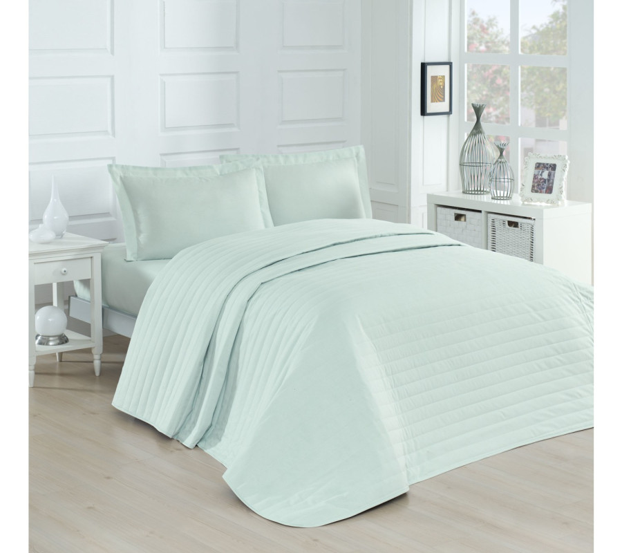 Покривало стьобане Eponj Home - Monart mint ментоловий 220*240