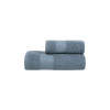 Рушник махровий Lotus Home - Dena navy сіро-синій 50*90
