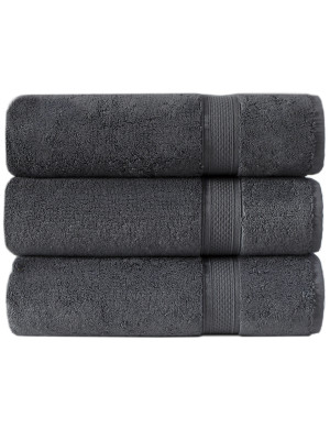Рушник махровий Lotus Home - Grand soft twist antrasit антрацит 70*140