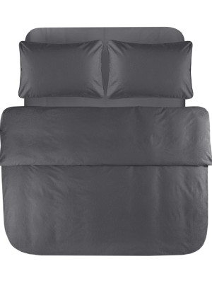 Підковдра з наволочками Penelope - Plume anthracite антрацит 240*220+50*70 (2)