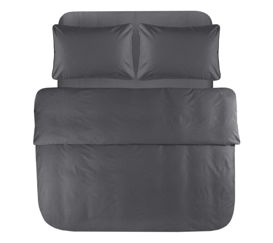 Підковдра з наволочками Penelope - Plume anthracite антрацит 240*220+50*70 (2)