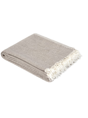 Покривало Lotus Home - Premium Stripe коричневий 190*225
