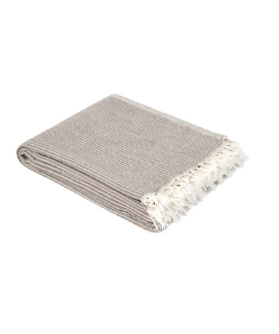Покривало Lotus Home - Premium Stripe коричневий 190*225