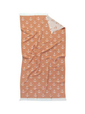 Рушник Lotus Home Pestemal - Anchor 90*160 orange помаранчевий