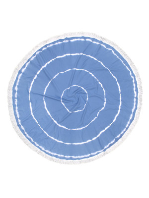 Рушник Barine Pestemal - Swirl Roundie 150*150 Blue