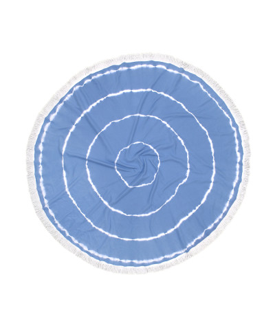 Рушник Barine Pestemal - Swirl Roundie 150*150 Blue