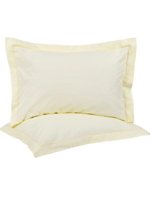 Наволочки сатин Lotus Home - Dakota Modern масляно-жовтий 50*70+5 (2 од)