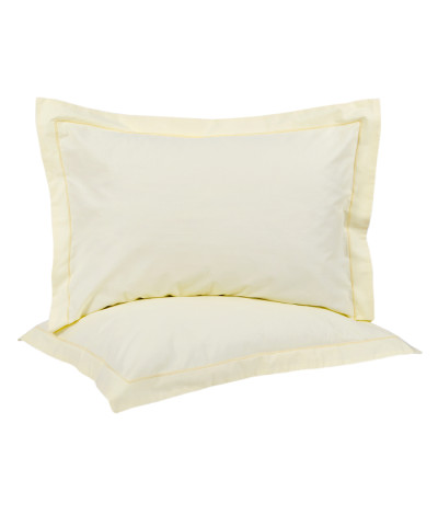 Наволочки сатин Lotus Home - Dakota Modern масляно-жовтий 50*70+5 (2 од)
