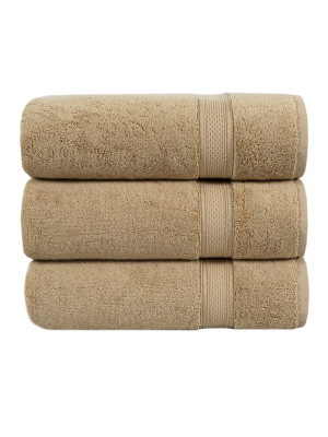 Рушник махровий Lotus Home - Grand soft twist cappuccino капучино 90*150