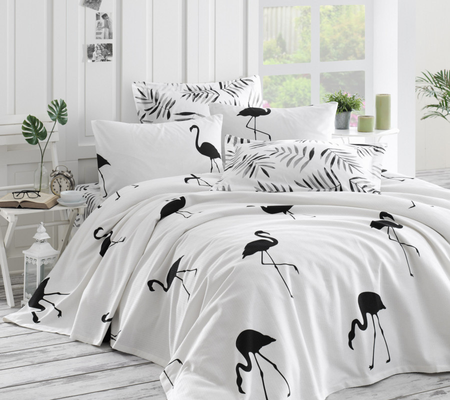 Покривало піке Lotus Home Perfect - Hope білий 200*235