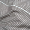 Постільна білизна Lotus Home - Premium Percale Stripe коричневий євро