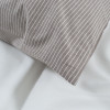 Постільна білизна Lotus Home - Premium Percale Stripe коричневий євро