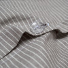 Постільна білизна Lotus Home - Premium Percale Stripe коричневий євро