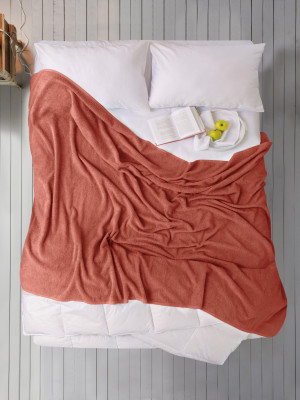 Простирадло Iris Home махрове - Paprika 190*220