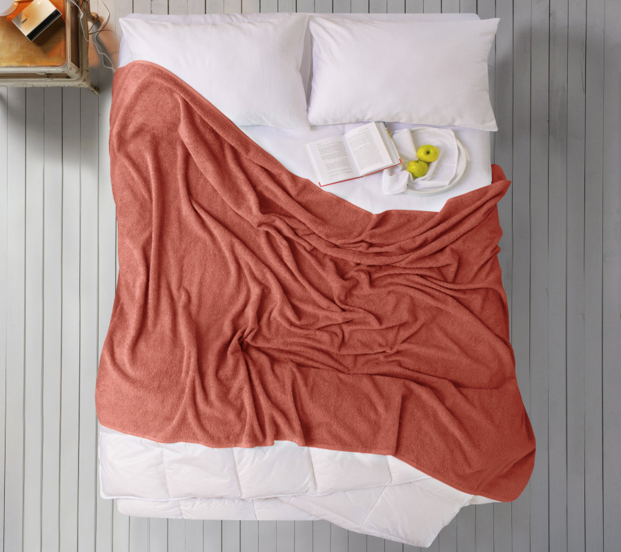 Простирадло Iris Home махрове - Paprika 190*220