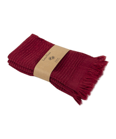 Набір рушників Lotus Home - Rius red червоний 30*50 (3 од.)