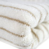 Рушник Lotus Home Готель Premium - Microcotton Stripe Ecru-Kahve 90*150 550 г/м²
