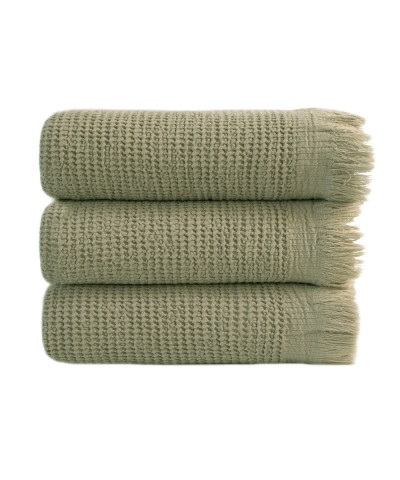 Рушник Lotus Home - Rius olive оливковий 50*100