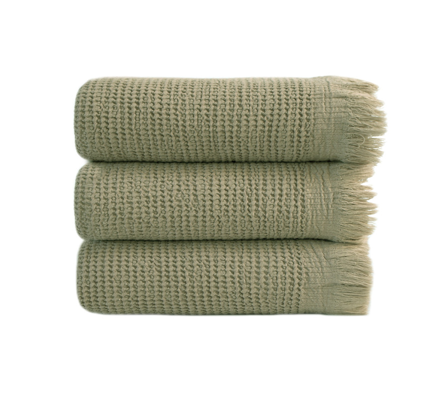 Рушник Lotus Home - Rius olive оливковий 50*100