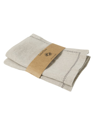 Набір столових серветок з льону Lotus Home - Benna linen 35*50 (2 од)